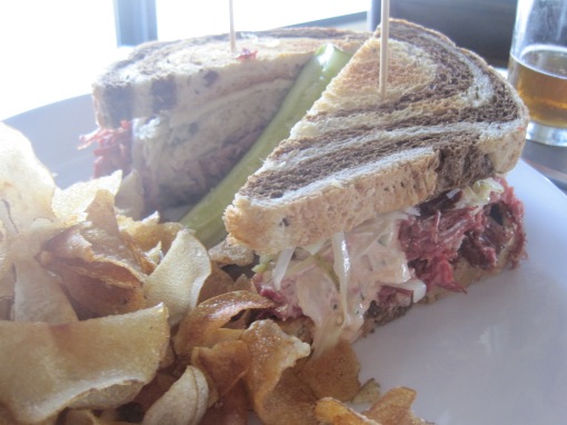 One of the biggest reubens I've ever seen.
